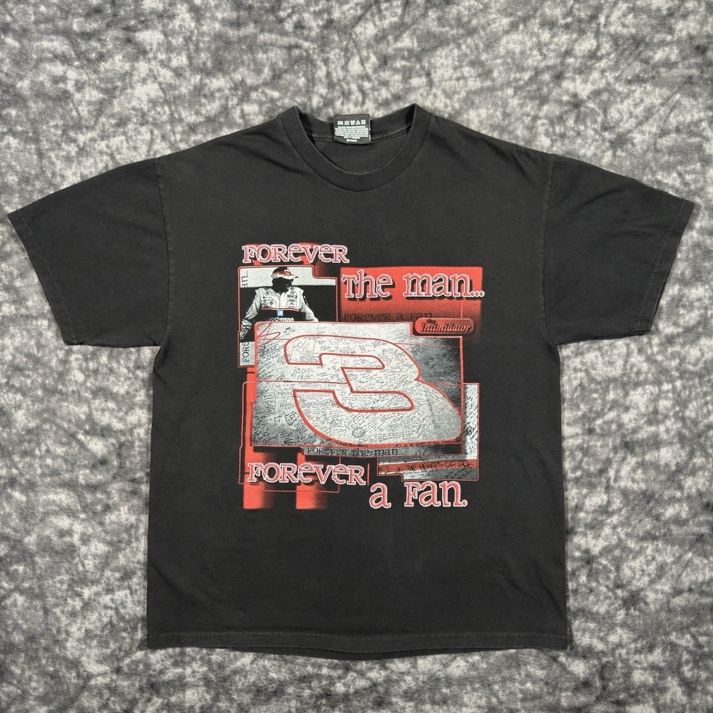 Vintage Dale Earnhardt Forever The Man TShirt Size M Chase Authentics Nascar